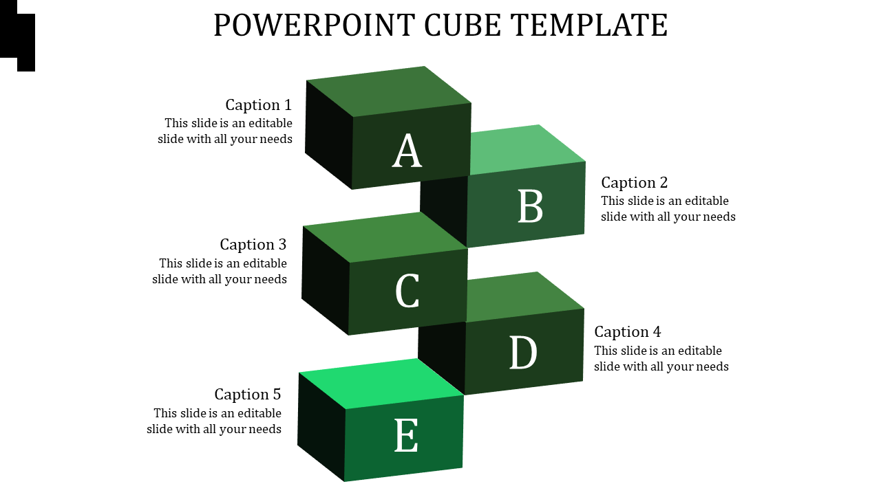 POWERPOINT CUBE TEMPLATE-POWERPOINT CUBE TEMPLATE-GREEN-5